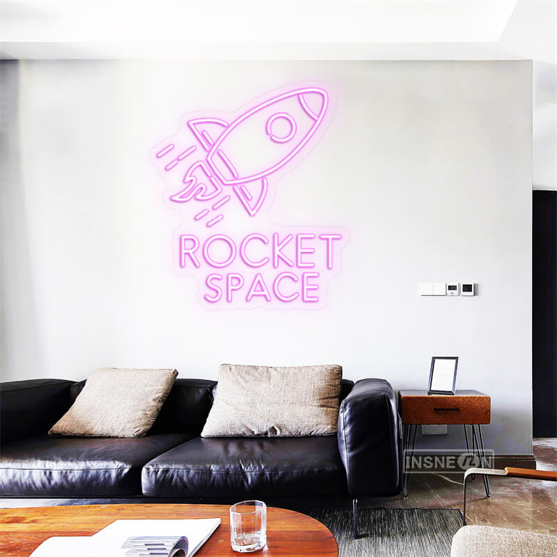 ROCKET SPACE Led Custom Neon Sign