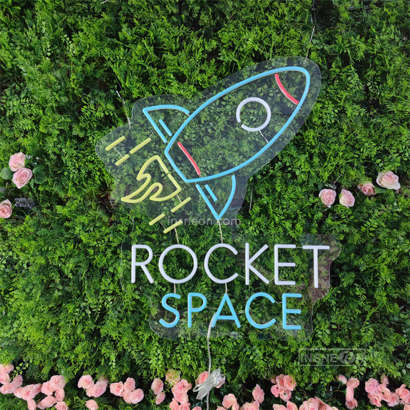 ROCKET SPACE Led Custom Neon Sign