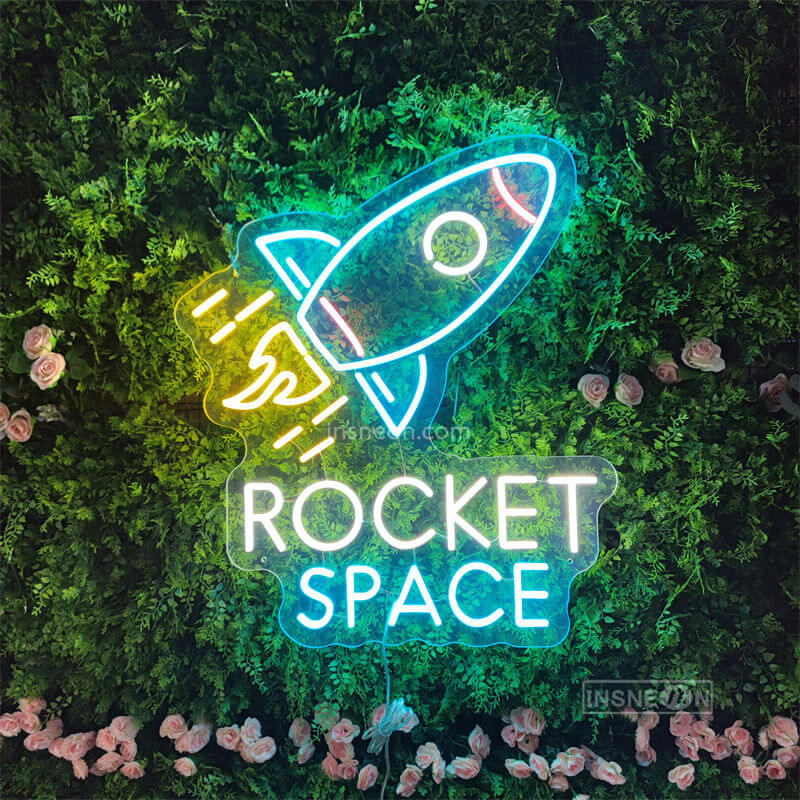 ROCKET SPACE Led Custom Neon Sign