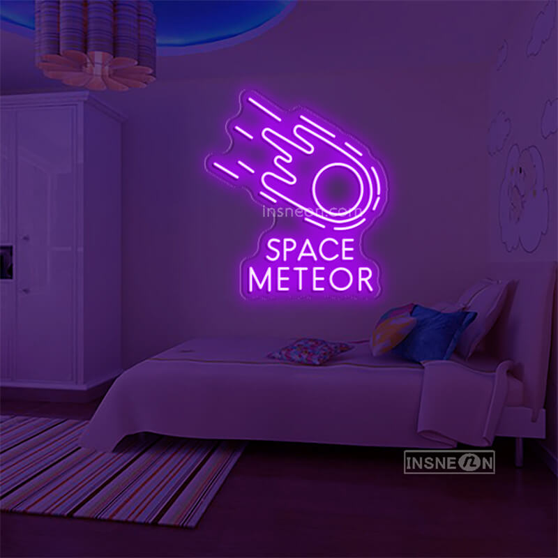 SPACE METEOR Led Custom Neon Sign