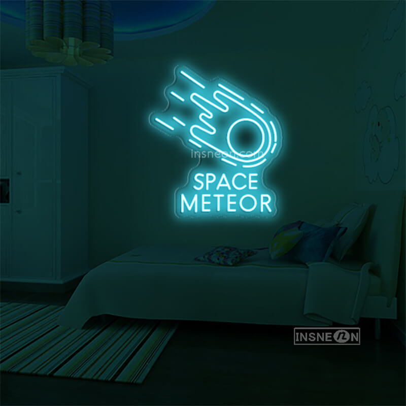 SPACE METEOR Led Custom Neon Sign