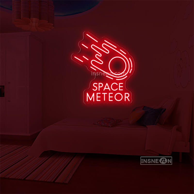 SPACE METEOR Led Custom Neon Sign