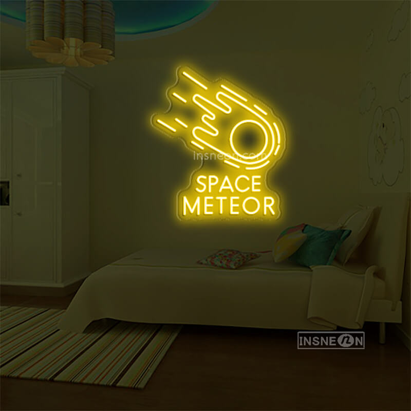 SPACE METEOR Led Custom Neon Sign