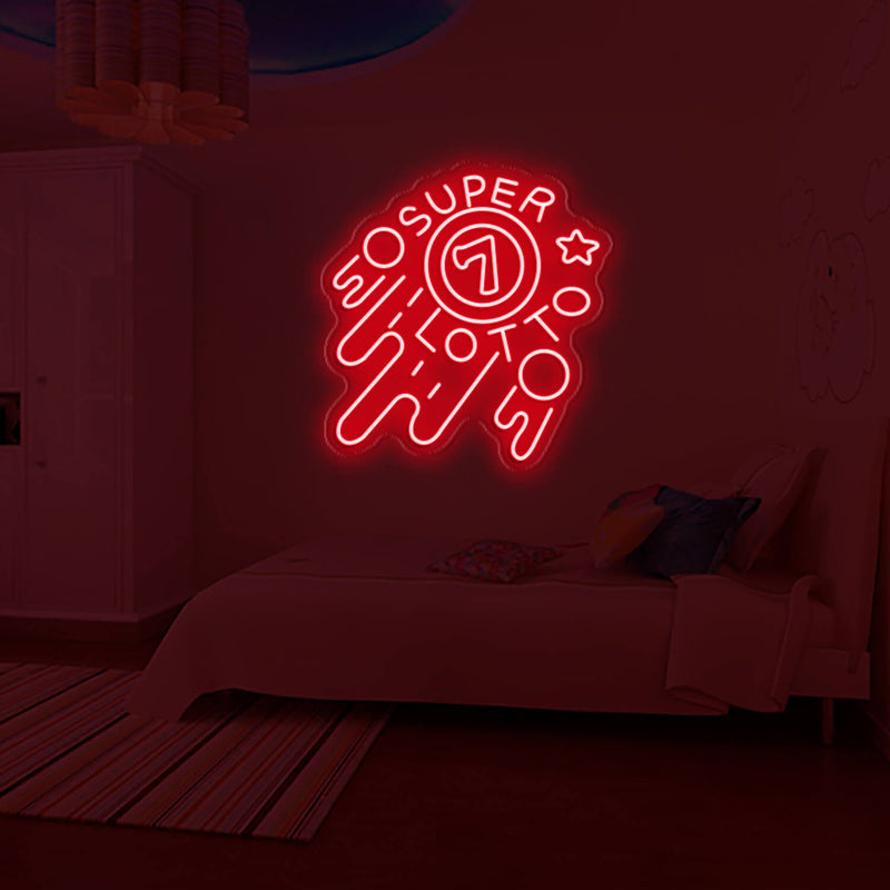 SUPER LOTTO Led Custom Neon Sign