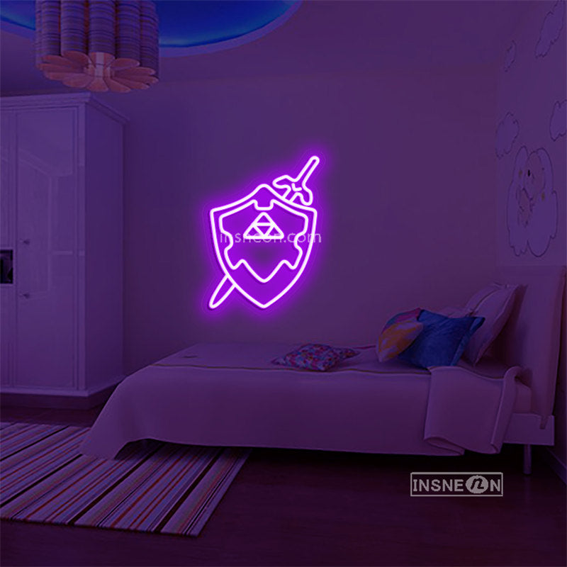 Shields and swords Led Custom Neon Sign