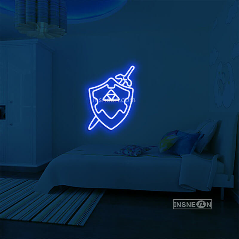 Shields and swords Led Custom Neon Sign