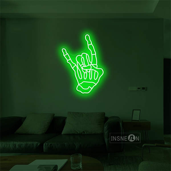 'Skellihand' Neon Sign