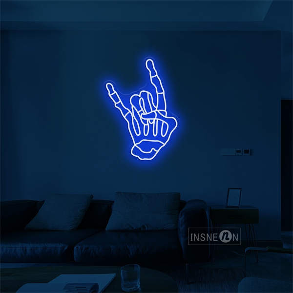 'Skellihand' Neon Sign