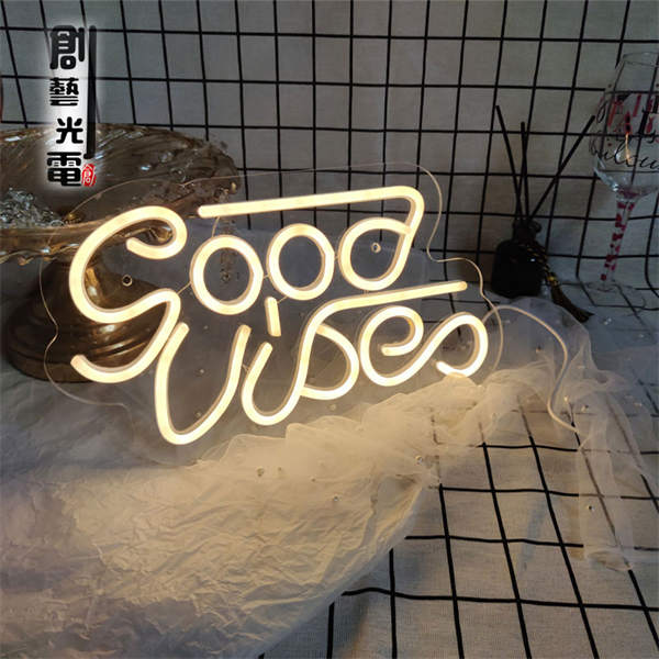 Good Vibes' LED Neon Sign