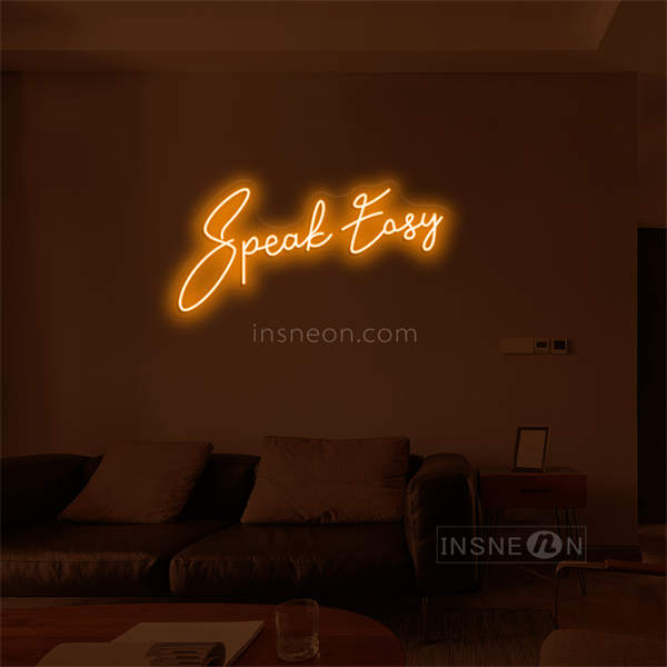 'Speak Easy' LED Neon Sign