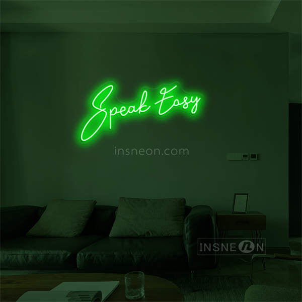 'Speak Easy' LED Neon Sign