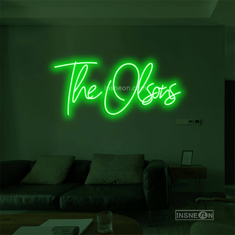 The Olsons Led Custom Neon Sign