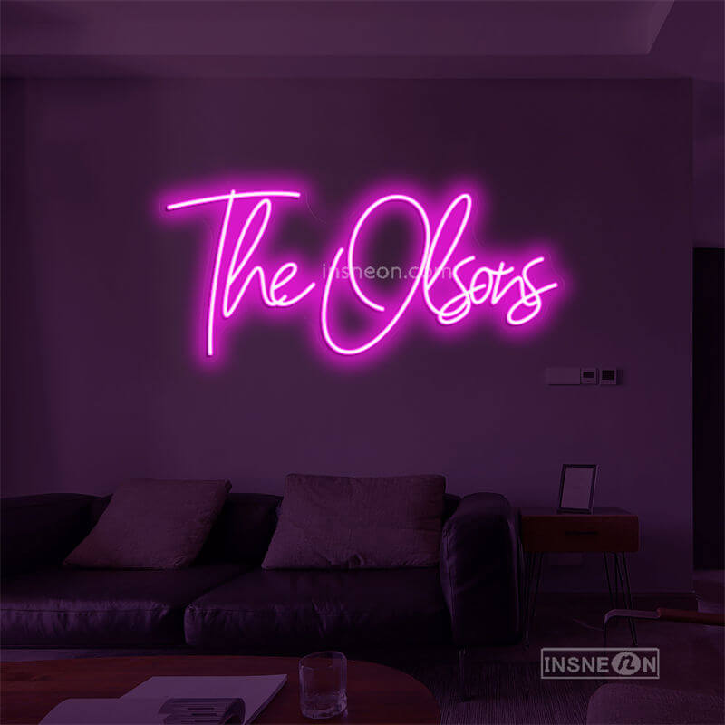 The Olsons Led Custom Neon Sign