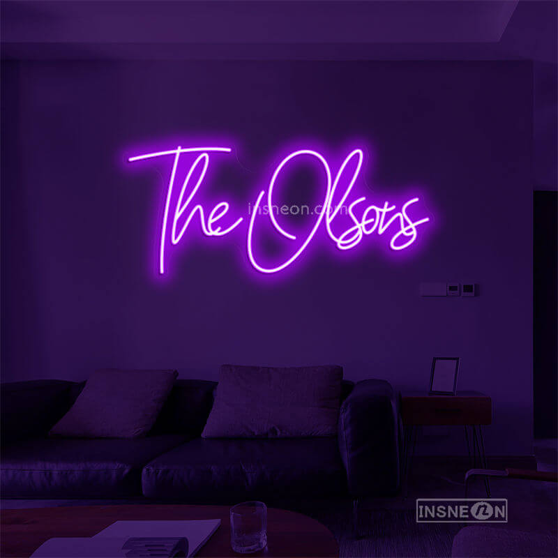 The Olsons Led Custom Neon Sign