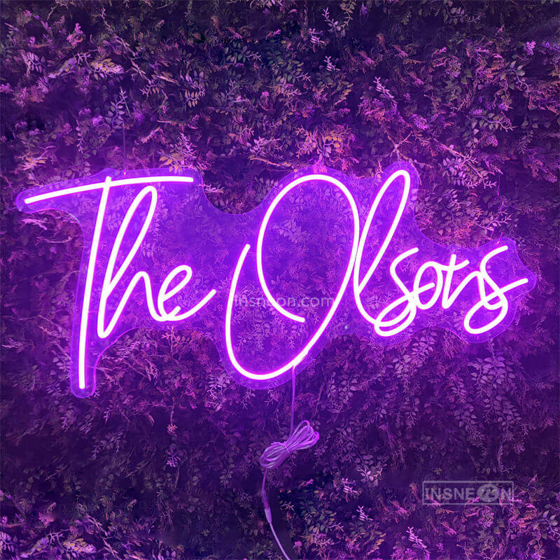 The Olsons Led Custom Neon Sign