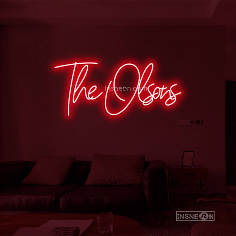 The Olsons Led Custom Neon Sign