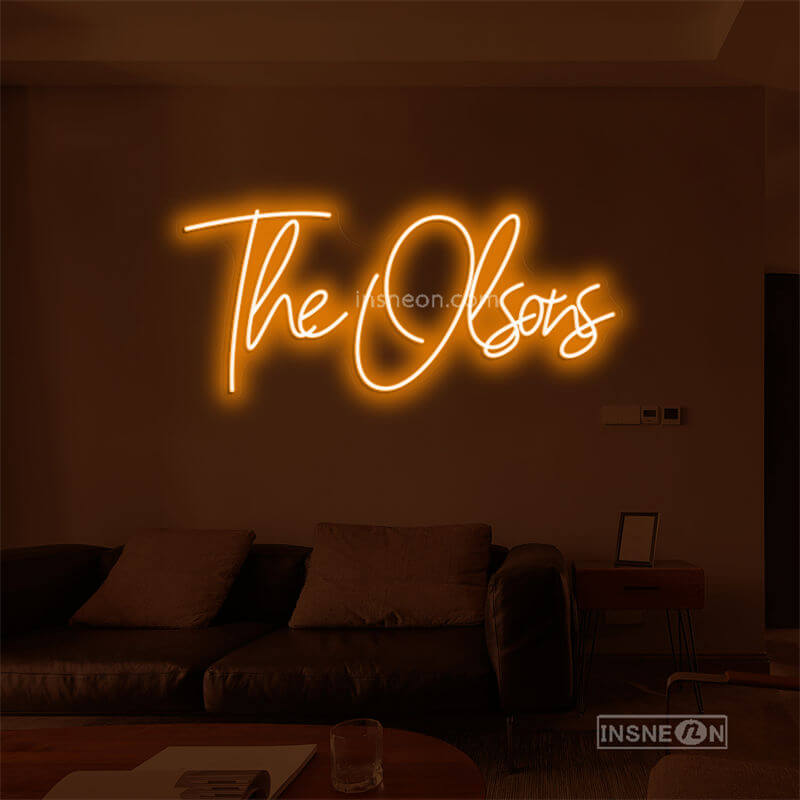 The Olsons Led Custom Neon Sign