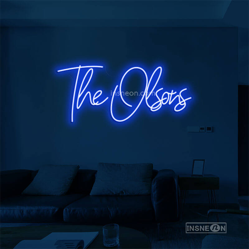 The Olsons Led Custom Neon Sign