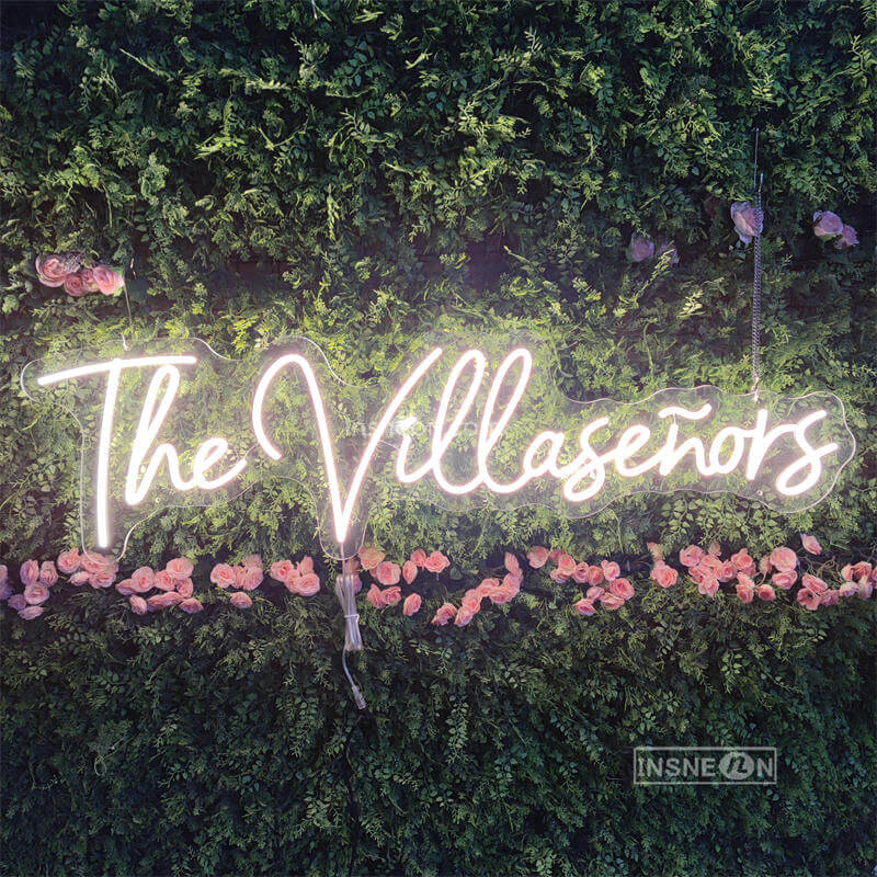 'The Villasenors' Led Custom Neon Sign