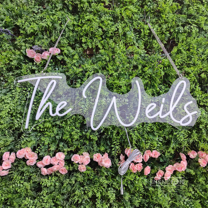 'The Weils' Led Custom Neon Sign