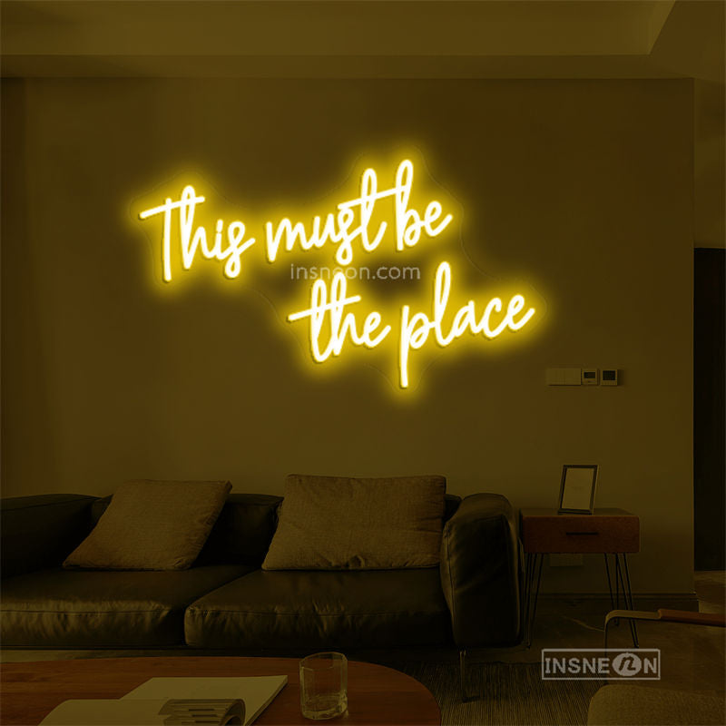 This must be the place Led Custom Neon Sign