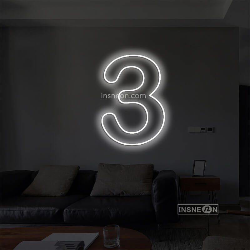 Three Led Custom Neon Sign