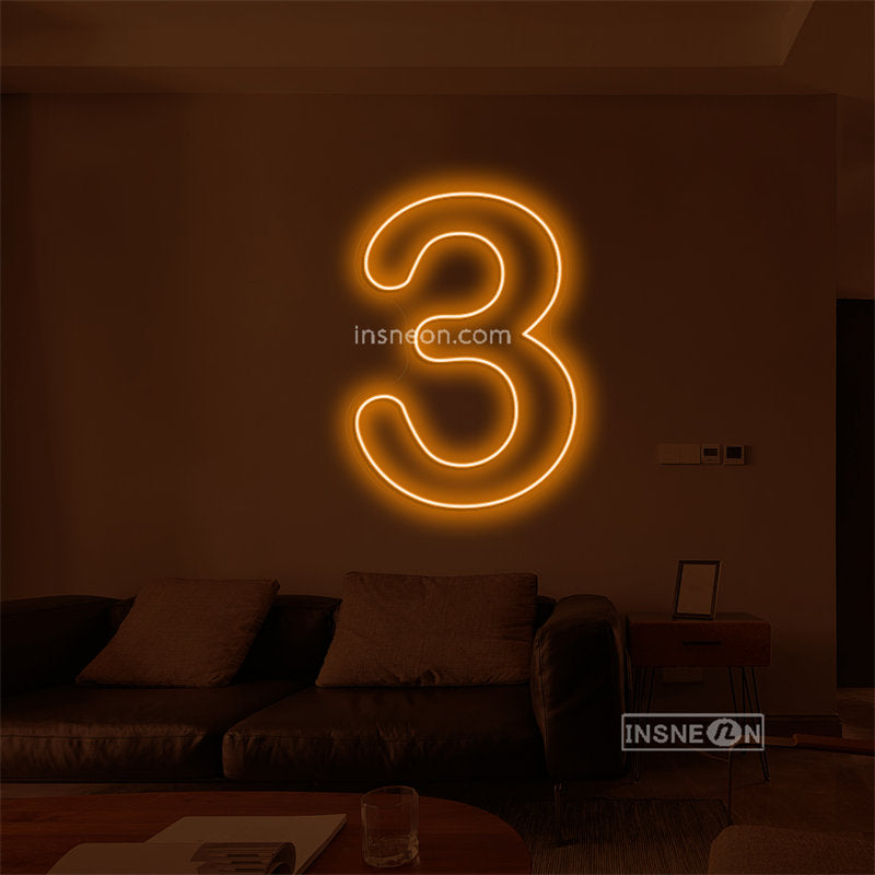 Three Led Custom Neon Sign