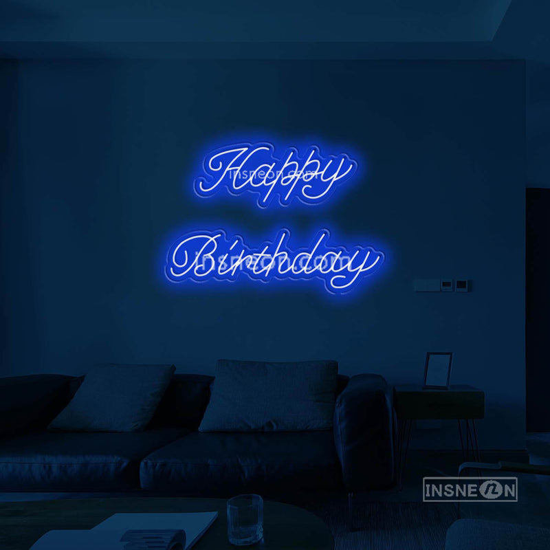 happy birthday Led Custom Neon Sign