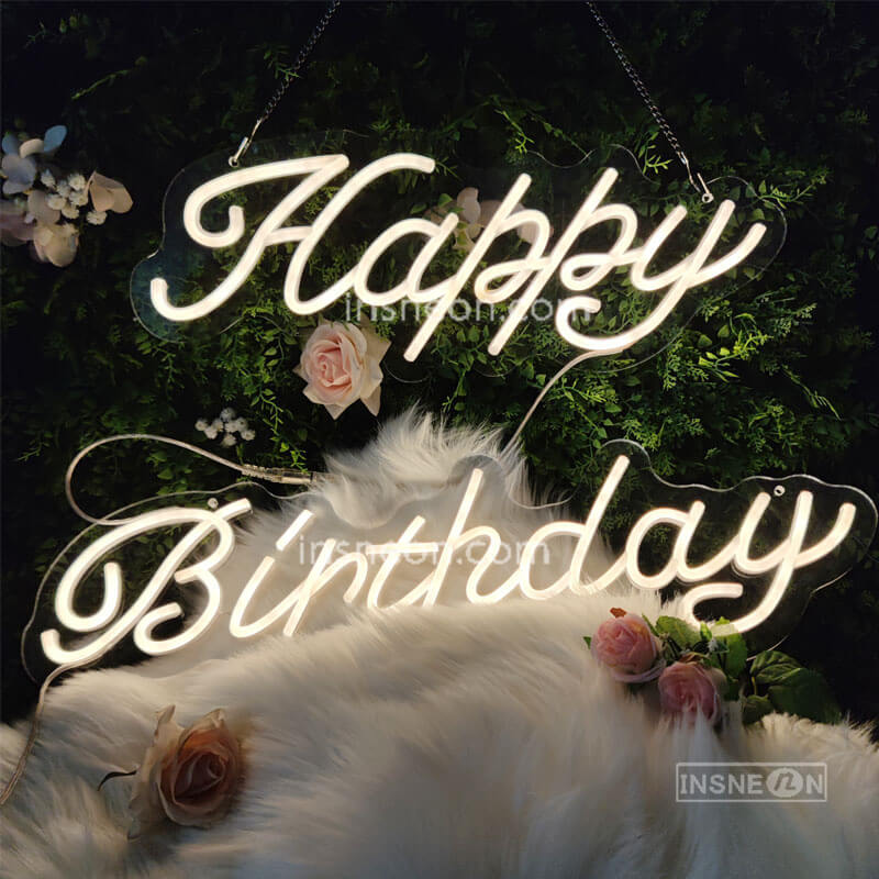 happy birthday Led Custom Neon Sign