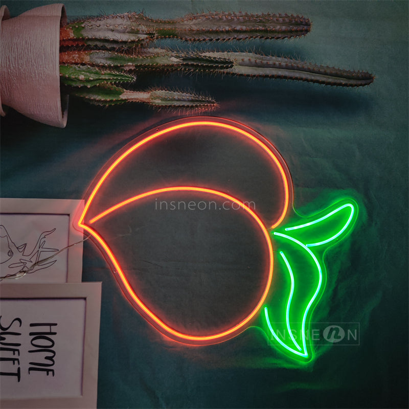 InsNeon Factory Peach Custom Neon Sign