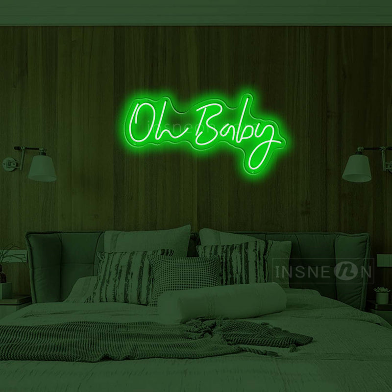 Oh Baby Led Custom Neon Sign