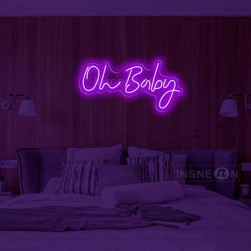 Oh Baby Led Custom Neon Sign