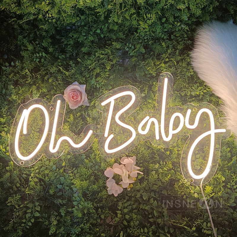 Oh Baby Led Custom Neon Sign