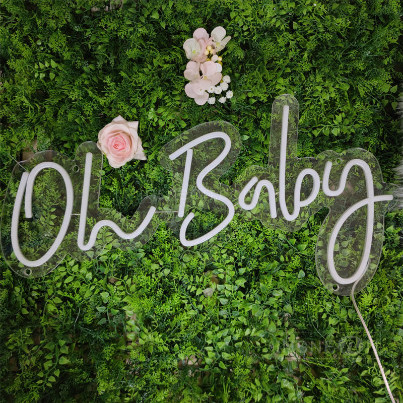 Oh Baby Led Custom Neon Sign