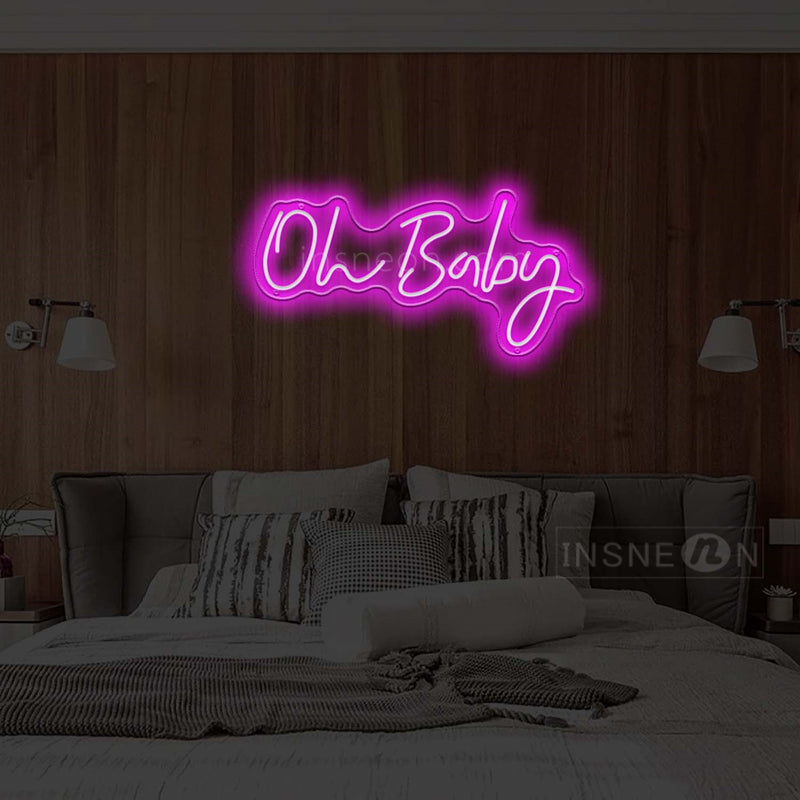 Oh Baby Led Custom Neon Sign