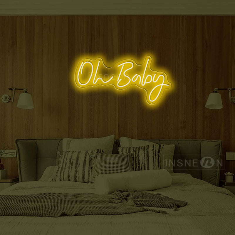 Oh Baby Led Custom Neon Sign