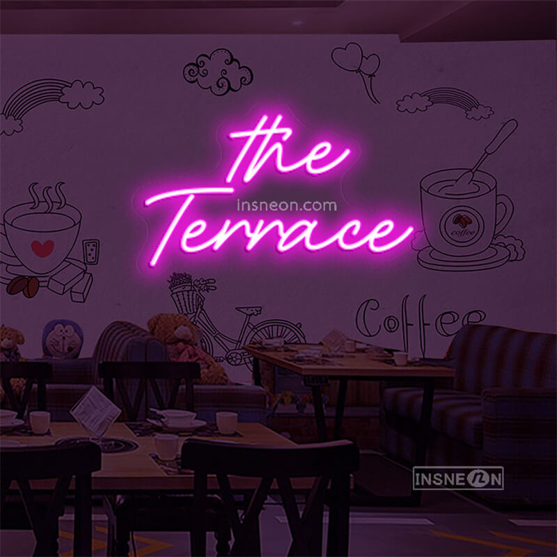 the Terrace Led Custom Neon Sign