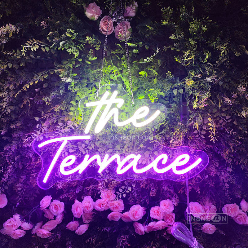 the Terrace Led Custom Neon Sign