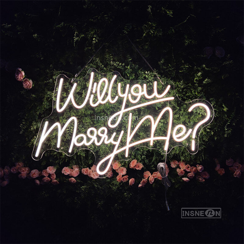 will yow marry yow Led Custom Neon Sign