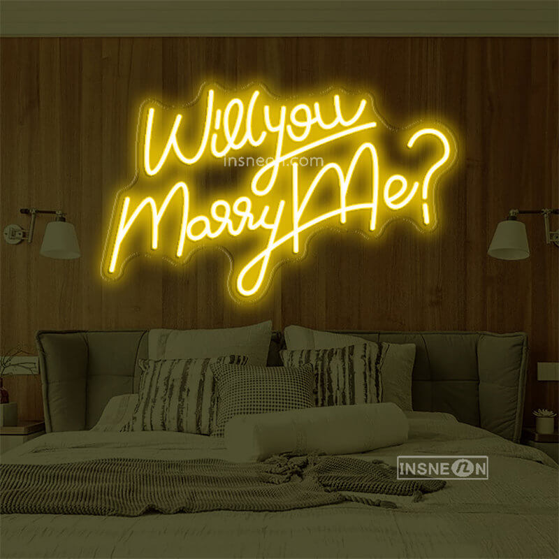 will yow marry yow Led Custom Neon Sign