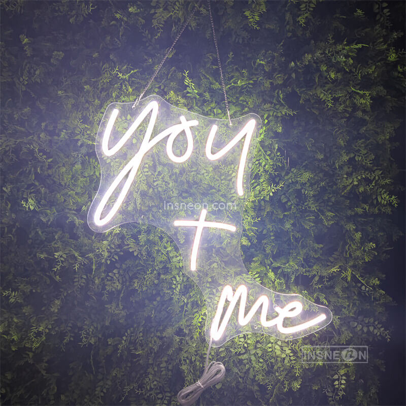 you+me Led Custom Neon Sign