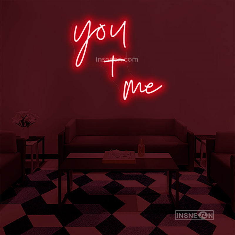 you+me Led Custom Neon Sign